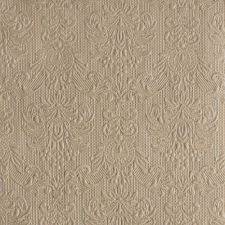 AMBIENTE Elegance taupe dombornyomott papírszalvéta 40x40cm,15db-os konyhai eszköz