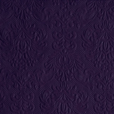 AMBIENTE Elegance Violet dombornyomott papírszalvéta 25x25cm,15db-os konyhai eszköz
