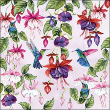  Ambiente Fuchsia papírszalvéta 33x33cm, 20db-os papírárú, csomagoló és tárolóeszköz