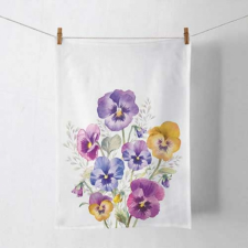 AMBIENTE Konyharuha - 50x70cm - Pansies lakástextília