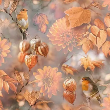 AMBIENTE Orange Autumn papírszalvéta 33x33cm,20db-os konyhai eszköz