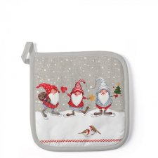 AMBIENTE Skating Dwarfs edényalátét 20x20cm, 100% pamut lakástextília