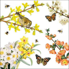 Ambiente Spring awakening papírszalvéta 33x33cm, 20db-os papírárú, csomagoló és tárolóeszköz