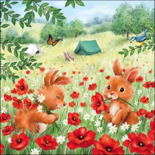 Ambiente Summer camp papírszalvéta 33x33cm, 20db-os papírárú, csomagoló és tárolóeszköz
