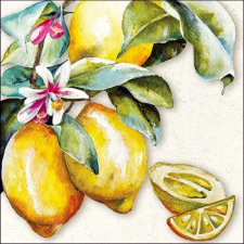  Ambiente Sunny lemon papírszalvéta 33x33cm, 20db-os papírárú, csomagoló és tárolóeszköz