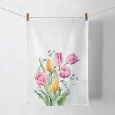 AMBIENTE Tulips Bouquet konyharuha 50x70cm,100% pamut lakástextília