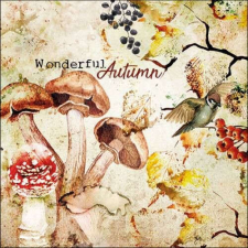 AMBIENTE Wonderful Autumn papírszalvéta 33x33cm, 20db-os papírárú, csomagoló és tárolóeszköz