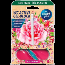 AmbiPur aktív wc gél blokk 45g rose & lily tisztító- és takarítószer, higiénia