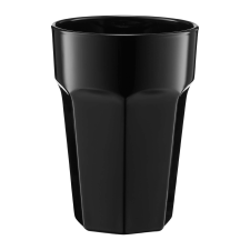 Ambition Black üveg pohár 430 ml üdítős pohár