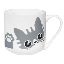 Ambition Kitty bögre 440 ml szürke bögrék, csészék