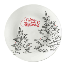 Ambition Line Art desszert tányér 20 cm tányér és evőeszköz