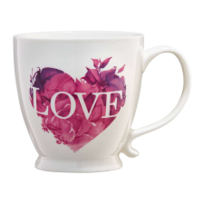 Ambition Love bögre 400 ml nagy szív bögrék, csészék