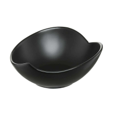 Ambition Salsa tálka levélforma 15 cm fekete konyhai eszköz