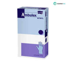 Ambulex eldobható nitryl lila gumikesztyű 100db-os -L méret takarító és háztartási eszköz