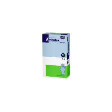 Ambulex nitril púdermentes vizsgálókesztyű - Lila - 100 db - M védőkesztyű