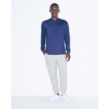 AMERICAN APPAREL AARSATR436 unisexhosszú ujjú kapucnis póló American Apparel, Tri-Indigo-XL férfi póló