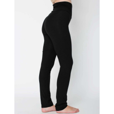 AMERICAN APPAREL Női nadrág American Apparel AA8375 Women'S Cotton Spandex Yoga pant -XS, Black