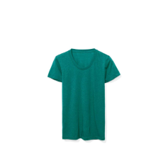 AMERICAN APPAREL vagány Női póló, AATR301 tri-blend, rövid ujjú, Tri-Evergreen-L