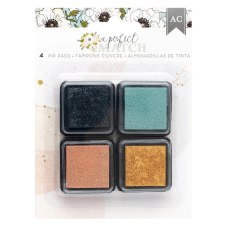 American Crafts A Perfect Match Tintapárna készlet Ink Pads (4 db) bélyegző