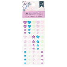 American Crafts Dreamer Matrica Enamel Stickers (1 csomag) matrica