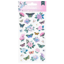 American Crafts Dreamer Pufi matrica Stickers Puffy Icons (1 csomag) matrica