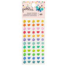 American Crafts Pebbles Cool Girl Matrica Enamel Stickers (1 csomag) matrica