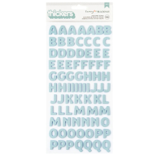American Crafts Pebbles Sunny Bloom Matrica Thickers Alpha (1 csomag) matrica