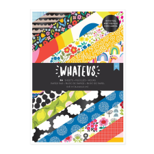 American Crafts Whatevs Scrapbook papírkészlet 6&quot;x8&quot; Paper Pad (36 lap) decoupage papír