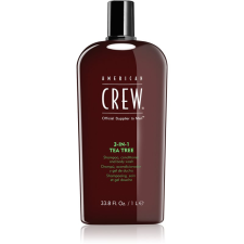 American Crew Hair & Body 3-IN-1 Tea Tree sampo, kondicionáló és tusfürdő 3 in 1 1000 ml tusfürdők