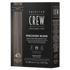 American Crew Precision Blend hajszínező 4-5 natúr 3 x 40 ml hajfesték, színező