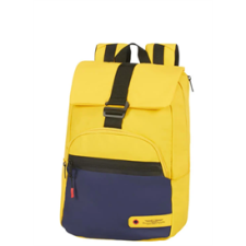 American Tourister 125114-4582 Notebook Hátizsák, CITY AIM LAPT. 14,1" kék-sárga számítógéptáska