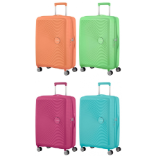 American Tourister SOUNDBOX 2020  bővíthető négykerekű közepes bőrönd 32G*002 kézitáska és bőrönd