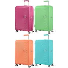 American Tourister SOUNDBOX 2020 bővíthető négykerekű nagy bőrönd 32G*003 kézitáska és bőrönd