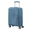 American Tourister SOUNDBOX bővíthető négykerekű sziklakék színű kabinbőrönd 88472-E612