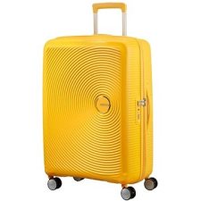 American Tourister Soundbox Spinner 67 Exp Golden Yellow kézitáska és bőrönd
