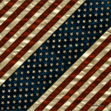 Amerikai zászlós kendő dekoráció