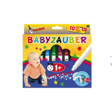 Amewi Malinos Filctoll gyerekeknek 5mm - Vegyes színek (10db/csomag) (300011) filctoll, marker