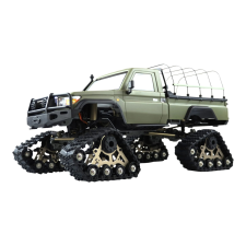Amewi RC AMXRock RCX10PTS Crawler Lánctalpas távirányítós Terepjáró 1:10 - Khaki távirányítós modell