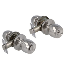  AMIG Amerikai Ajtógomb fényes króm - privát funkciós zár és alkatrészei