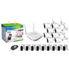 Amiko WiFi Kit 8900 - 8 kamerás WIFI videórendszer rögzítővel megfigyelő kamera