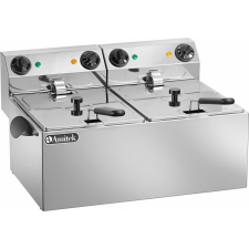 AMITEK ELEKTROMOS 8+8 LITERES IPARI ASZTALI OLAJSÜTŐ (2 X 3600W) (FE88S) fritőz