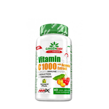 AMIX GreenDay® ProVEGAN Vitamin C 1000 with Acerola Extract (60 Kapszula) vitamin és táplálékkiegészítő