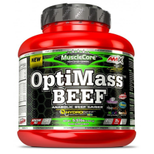 Amix Nutrition - OptiMass™ Beef Gainer 2500g - Double Chocolate Coconut - Izomtömegnövelő vitamin és táplálékkiegészítő