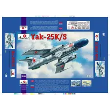  Amodel Yakovlev Yak-25K/S Soviet fighter 1:72 (AMO72165) makett