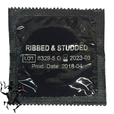 Amor bordázott és rücskös óvszer [Kiszerelés: 1] óvszer