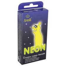 Amor Neon 6 pack világító óvszer óvszer