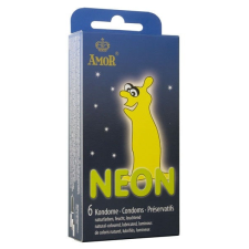 Amor Neon sötétben világító óvszer 6db óvszer