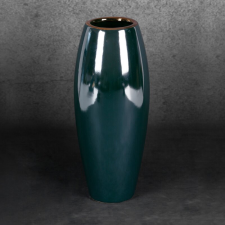  Amora2 kerámia váza Zöld 12x12x30 cm dekoráció