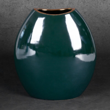  Amora2 kerámia váza Zöld 22x12x25 cm dekoráció