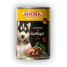 Amora Fleisch Pur Junior Csirke 400g kutyaeledel